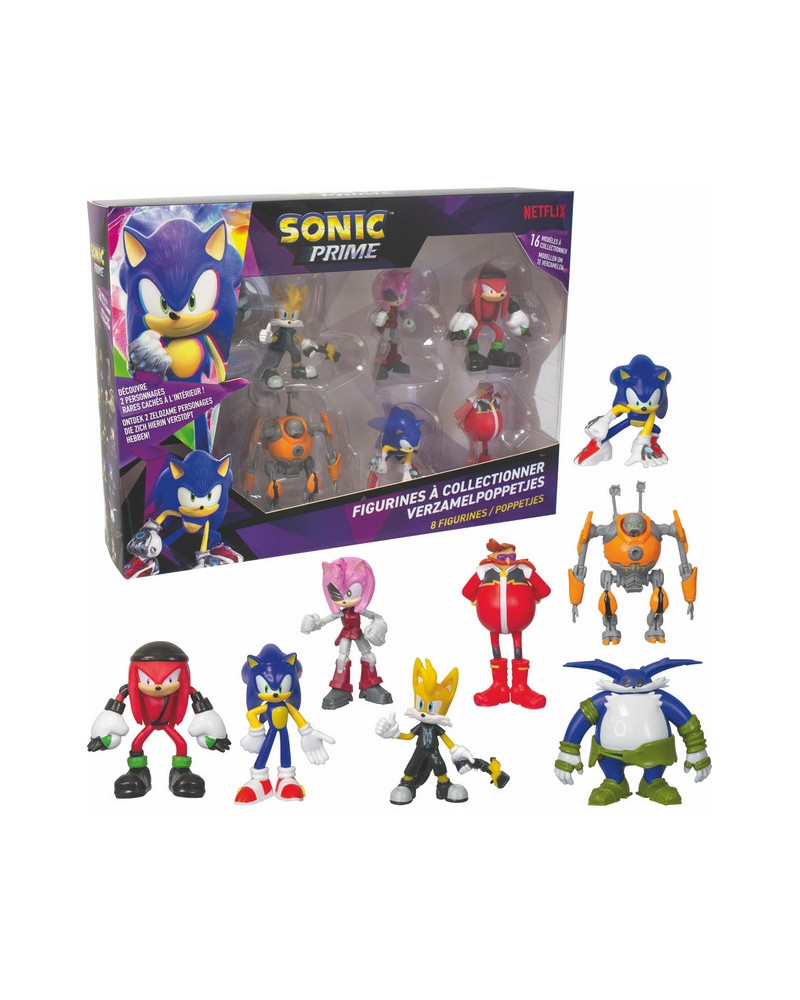 SONIC 8 FIGURINES RESINE 6.5CM