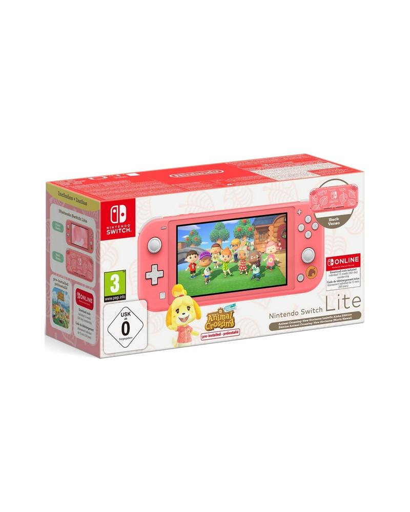SWITCH CONSOLE LITE CORAIL+ACNH+12 MOIS
