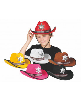 CHAPEAU COWBOY ENFANTS 6ASS.