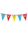 GUIRLANDE DRAPEAUX CARNAVAL 10M