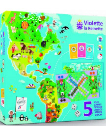VIOLETTE LA REINETTE 5 JEUX POUR DECOUVR