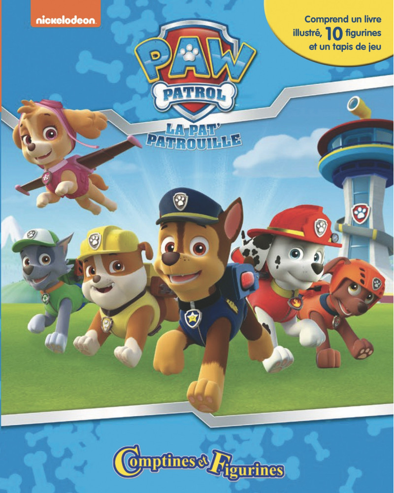 COFFRET COMPTINES & FIGURINES PAW PATROL