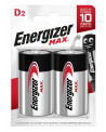 2 PILES ENERGIZER LR20 MAX (D)