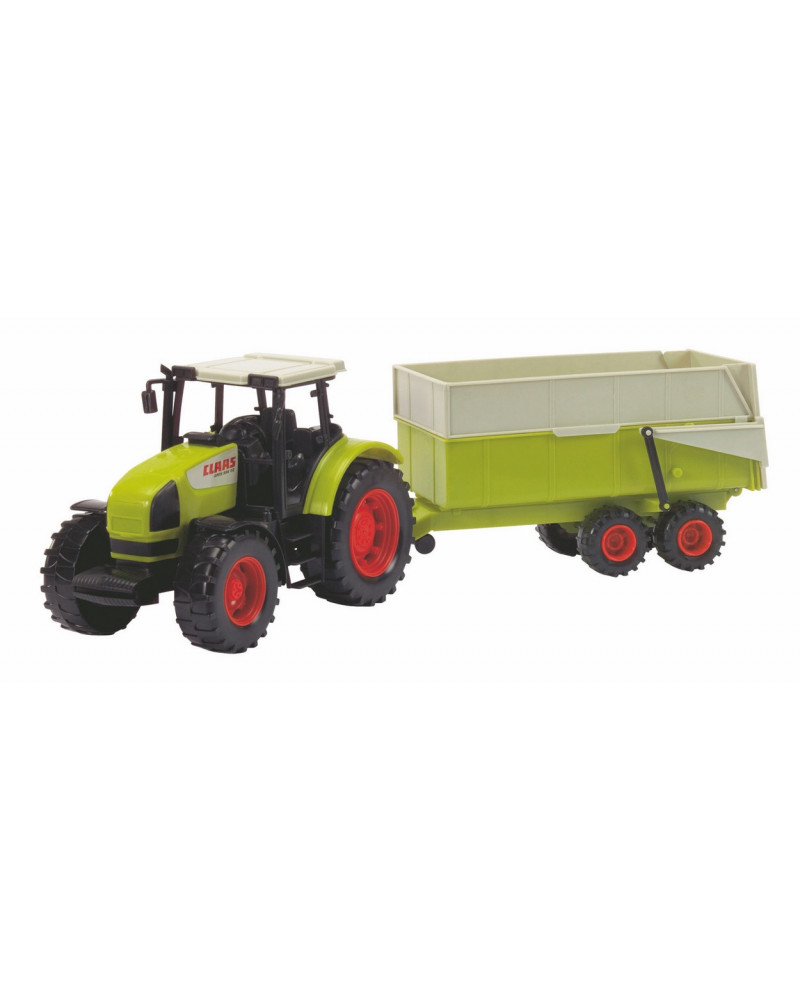 TRACTEUR CLAAS + REMORQUE BASCULANTE