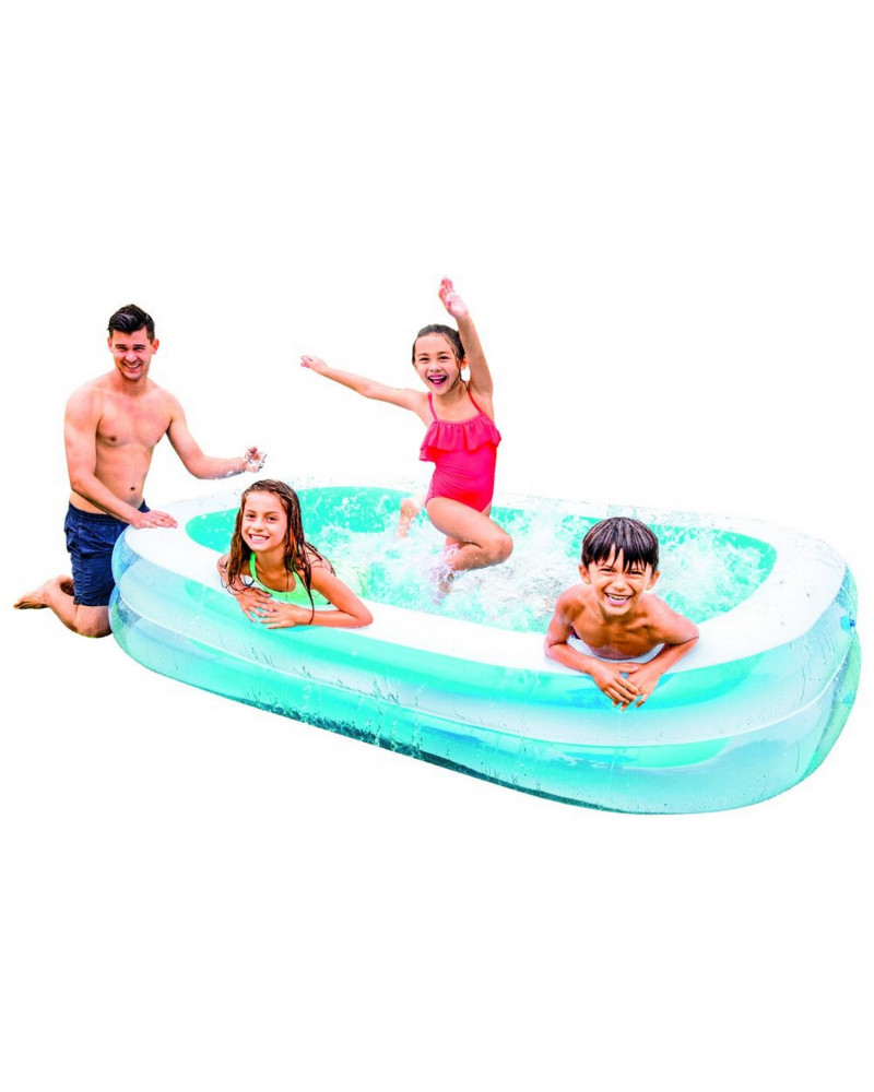 PISCINE FAMILY 2 BOUDINS 262X175X56CM