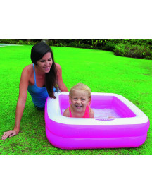 PISCINE CARRE MATELASSEE 85X85X23