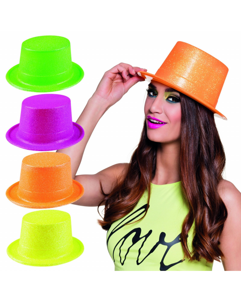 CHAPEAU GLITTER FLUO 4ASS.