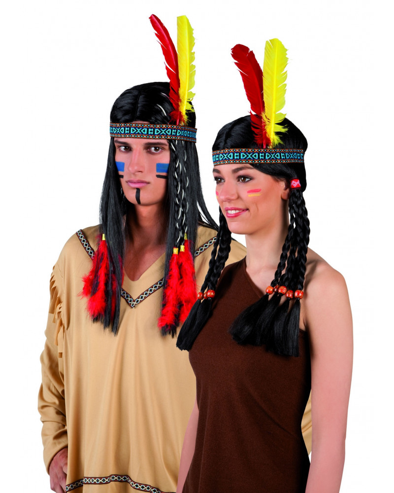 BANDEAU PLUMES INDIEN/INDIENNE