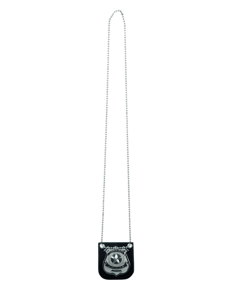 COLLIER BADGE DE POLICIER AMERICAIN