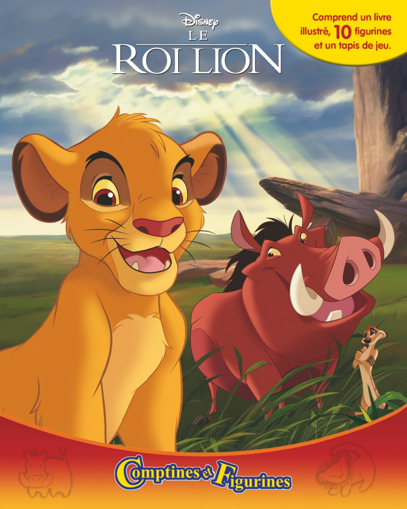 COFFRET COMPTINES ET FIGURINES ROI LION