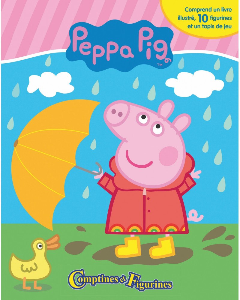 COFFRET COMPTINES ET FIGURINES PEPPA PIG
