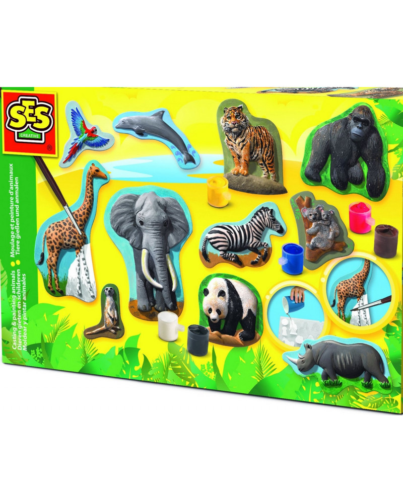 MOULAGES ET PEINTURES ANIMAUX SAUVAGES