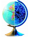 GLOBE TERRESTRE DE JOUR ET DE NUIT