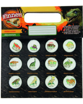 PACK 12 BILLES DINO 3D