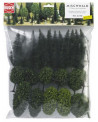 SACHET DE 35 ARBRES ASSORTIS 50A110MM