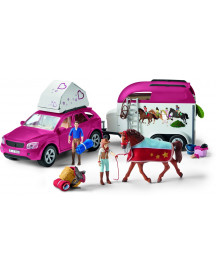 EN VOITURE AVEC VAN ATTELE