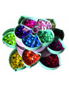 COFFRET 15 COMPARTIMENT 1000 PERLES BOIS