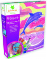 ARTISSIMO TABLEAUX AQUARELLES DAUPHINS