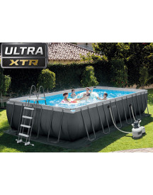 KIT PISCINE RECT 732X366X132 POMPE
