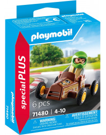 ENFANT AVEC VOITURE DE KARTING