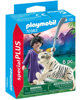 COMBATTANTE NINJA ET TIGRE