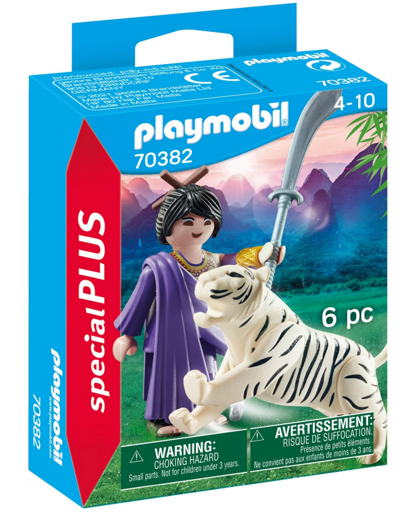 COMBATTANTE NINJA ET TIGRE