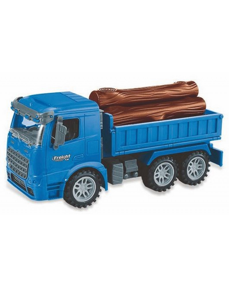 CAMION CHARGEUR BOIS 1/14 FRICTION 27CM