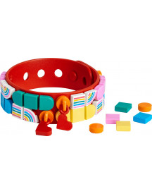 BRACELET AVEC DES CHARMS - ARC-EN-CIEL