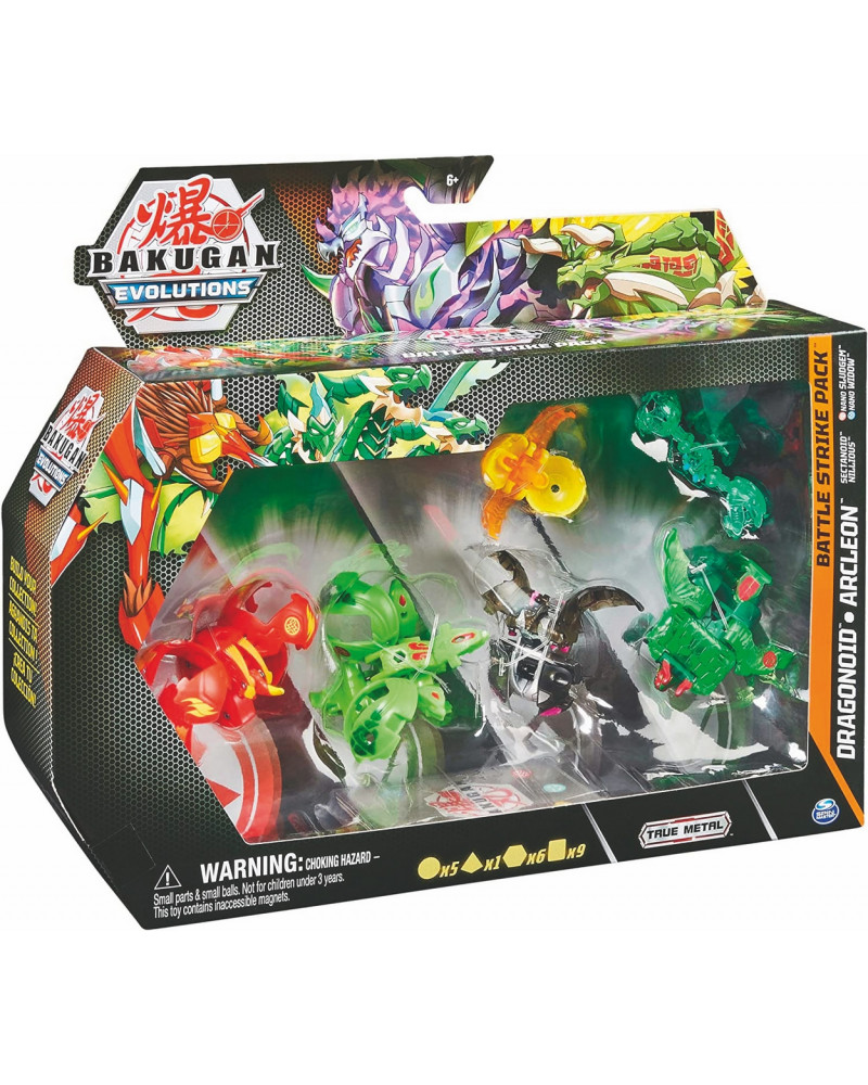 BAKUGAN BATTLE STRIKE PACK DE 6