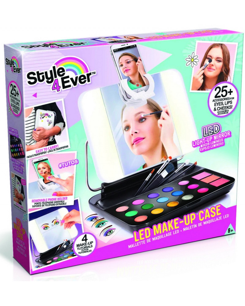 MALLETTE DE MAQUILLAGE AVEC MIROIR LED
