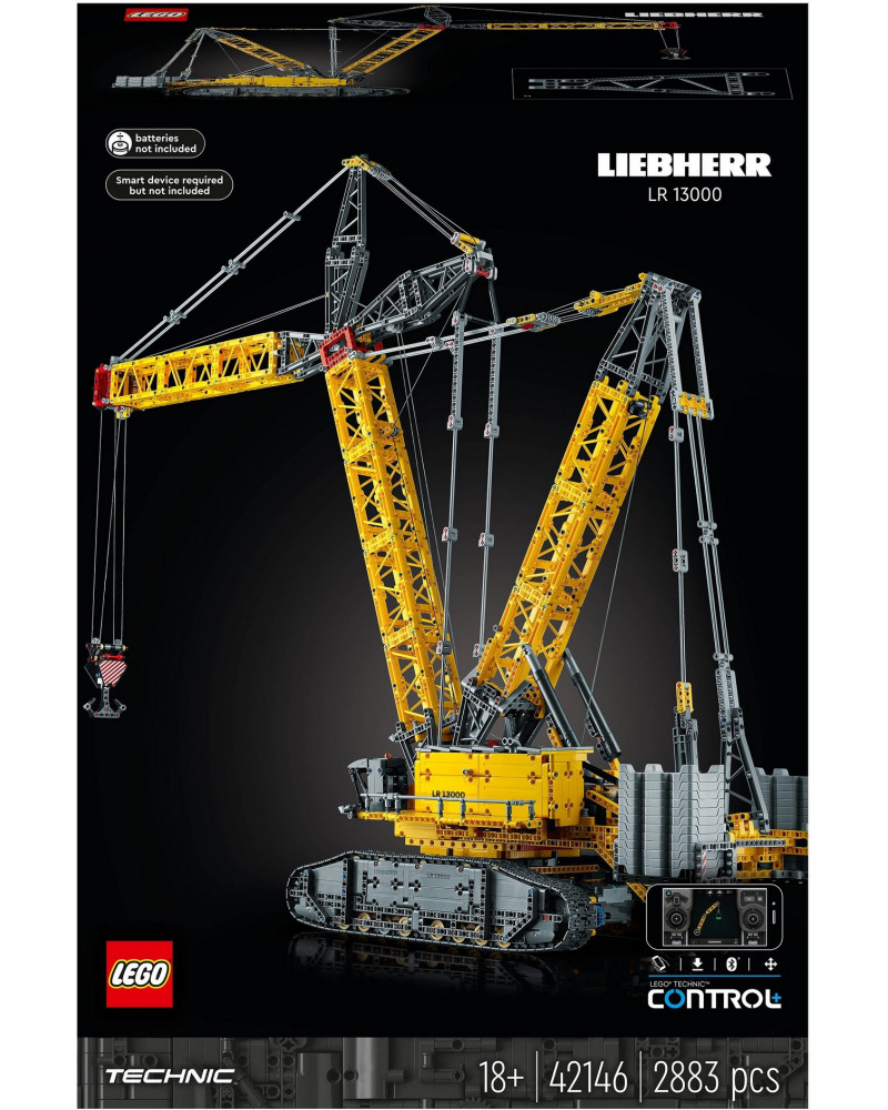 LA GRUE SUR CHENILLES LIEBHERR LR 13000