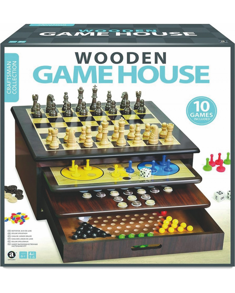 LA MAISON DU JEUX + 10 JEUX CLASSIQUES