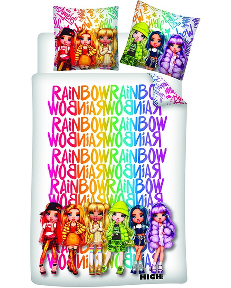 HOUSSE COUETTE POLYCOTON RAINBOW HIGH