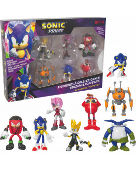 SONIC 8 FIGURINES RESINE 6.5CM