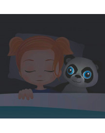 PANDA PELUCHE YEUX S'ALLUMENT
