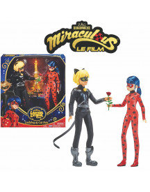 MIRACULOUS PACK DE 2 POUPEES 26CM