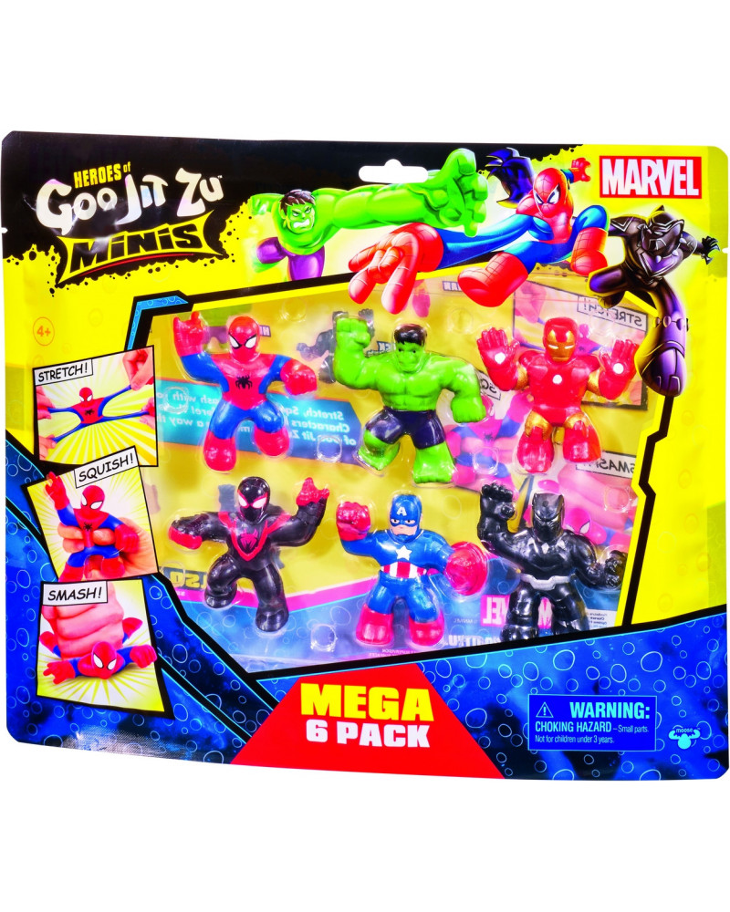 GOOJITZU MARVEL PACK DE 6