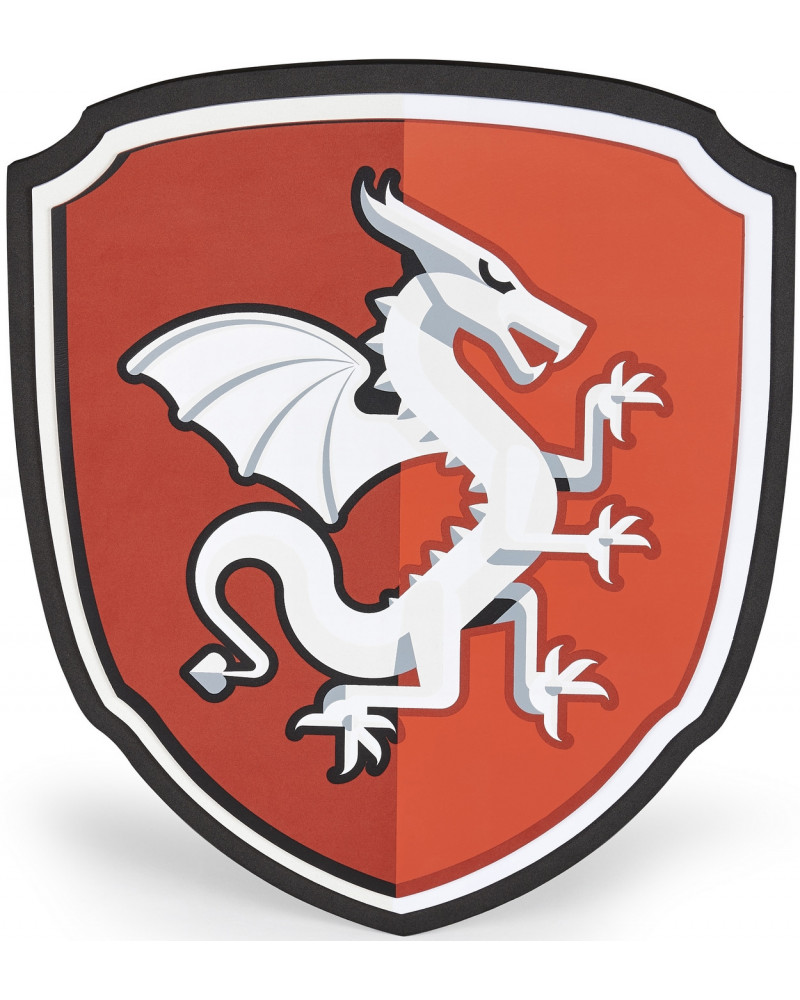 BOUCLIER MOUSSE CHEVALIER DRAGON