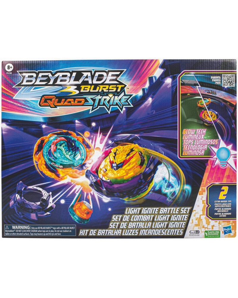 BEYBLADE QUAD STRIKE LIGHT SET DE COMBAT