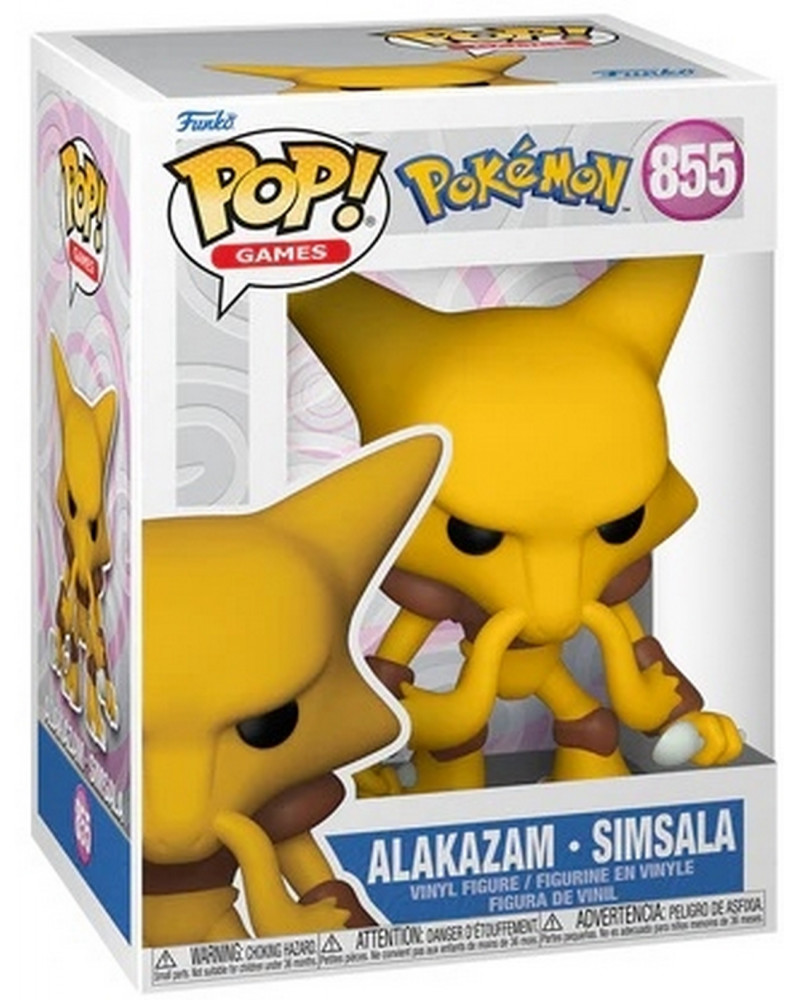 FUNKO POP 855 POKEMON ALAKAZAM SIMSALA