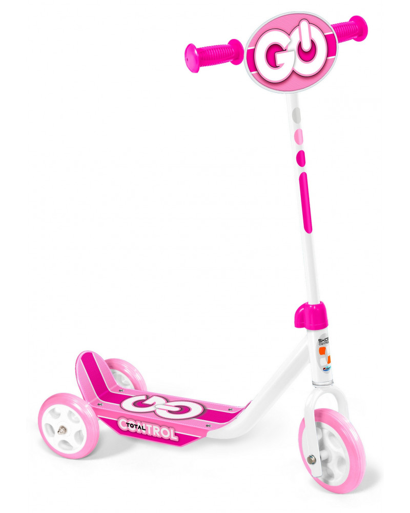 SCOOTER 3 ROUES SKIDS ROSE