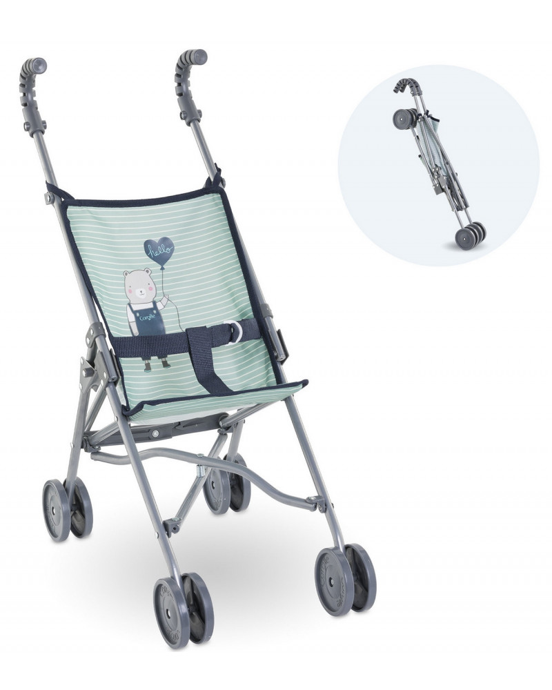 POUSSETTE CANNE SAUGE DOUBLE ROUES 63CM