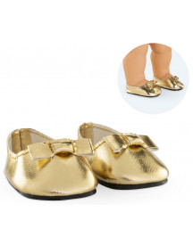 BB 36CM BALLERINES DOREES