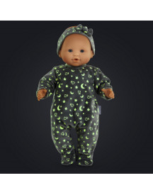BEBE 36CM PYJAMA BRILLE DANS LA NUIT