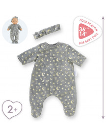 BEBE 36CM PYJAMA BRILLE DANS LA NUIT