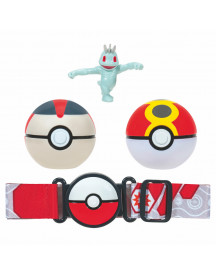 POKEMON CEINTURE 2 BOULES ET 1 FIGURINE