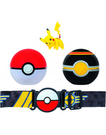 POKEMON CEINTURE 2 BOULES ET 1 FIGURINE