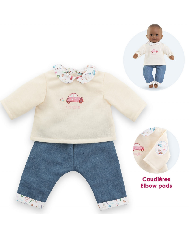 BEBE 30CM T-SHIRT + JEANS WK PARIS