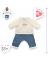 BEBE 30CM T-SHIRT + JEANS WK PARIS