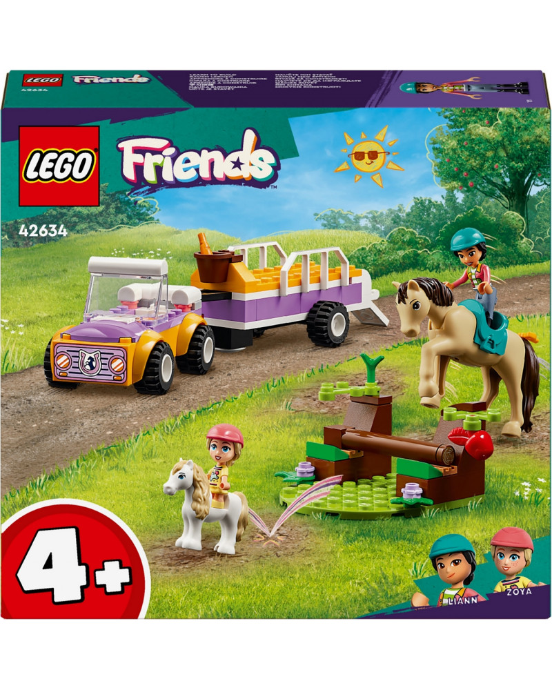 LA REMORQUE DU CHEVAL ET DU PONEY